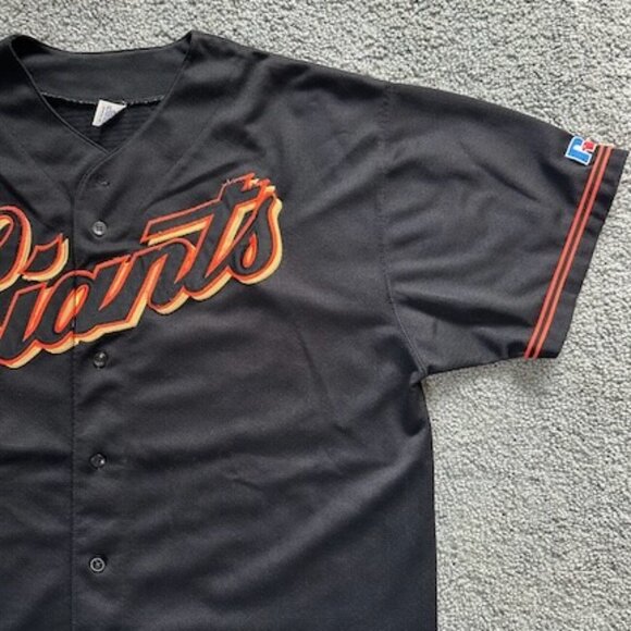 SF Giants Baseball Jersey by Russell Athletic MLB Genuine Merch. Sz. XL  VGUC - Picture 2 of 9